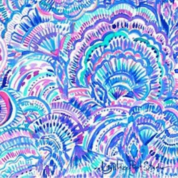 New Lilly Pulitzer Kelly Happy As A Clam High Rise Skinny Ankle Pants - Picture 9 of 9